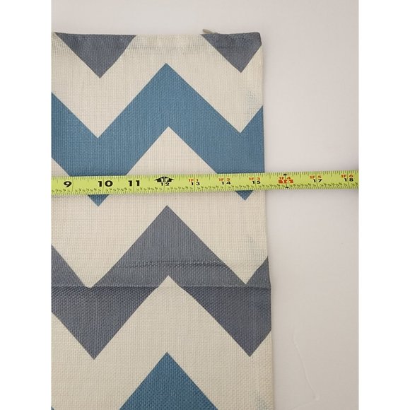 Set of 3 Cozy Polyester Throw Pillow Covers Dusty Blue/Gray 15.5" x 15.5" w/zipp - Picture 12 of 12